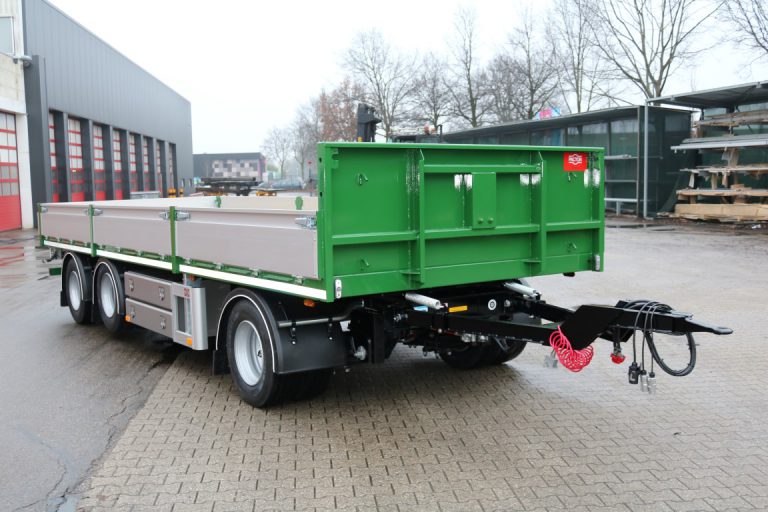 COMPACTE DRIEASSIGE PACTON AANHANGWAGEN VOOR HAITJEMA