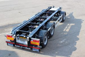 Pacton trailer voor containers