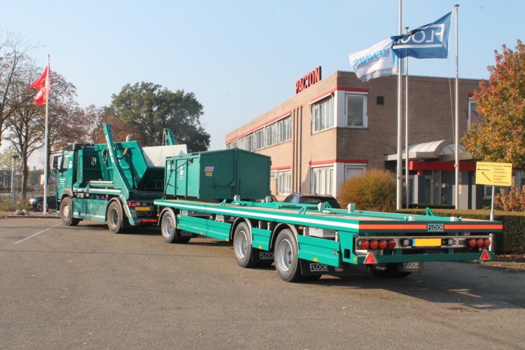 FLOOR Container Anhänger für Absetzmulden