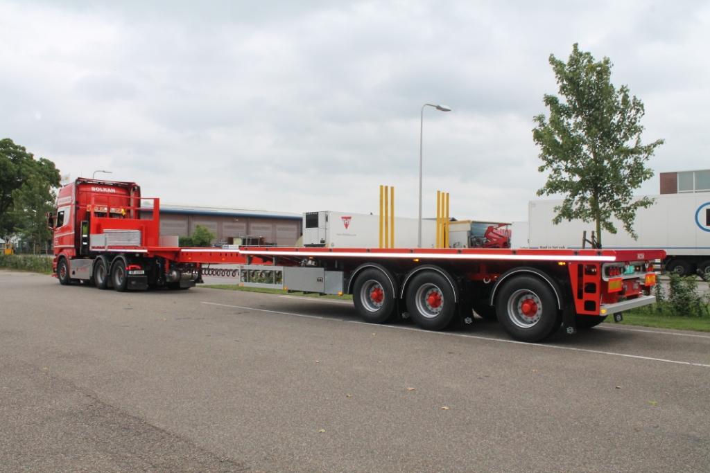 Four Pacton semi-trailers headed to Bolkan Trans Namos AS Norway